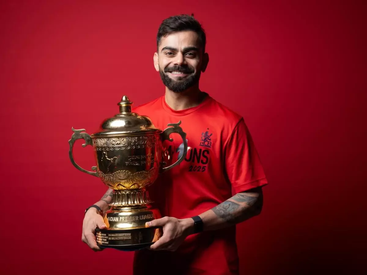 Virat Kohli reacts as RCB win IPL; parade set for Bengaluru Virat Kohli reacts as RCB win IPL; parade set for Bengaluru
