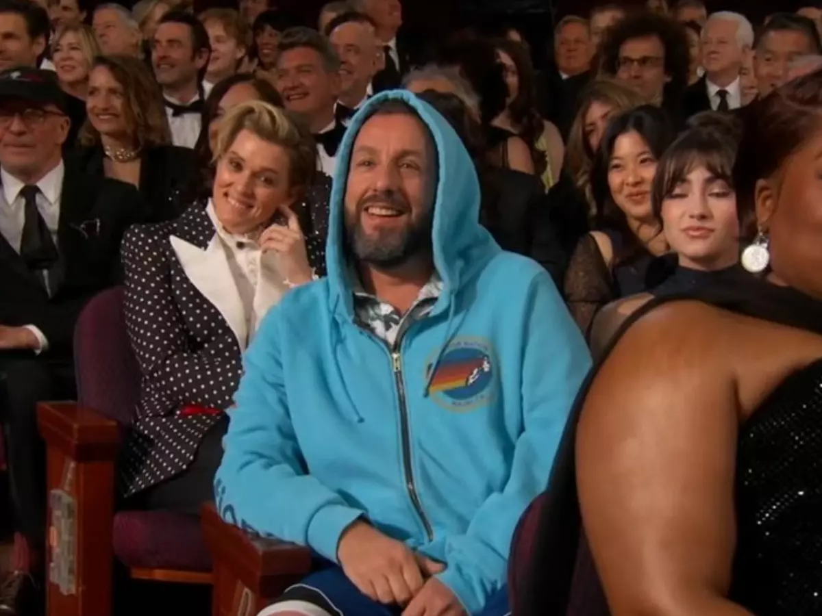 Adam Sandler arrives in shorts and sweatshirt at the Oscars 2025; fans  share hilarious reactions: 'Does he even own a suit?'