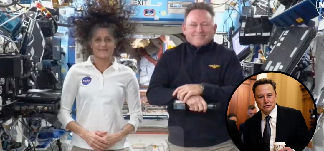 Elon Musk shares video of Sunita Williams and Butch Wilmore