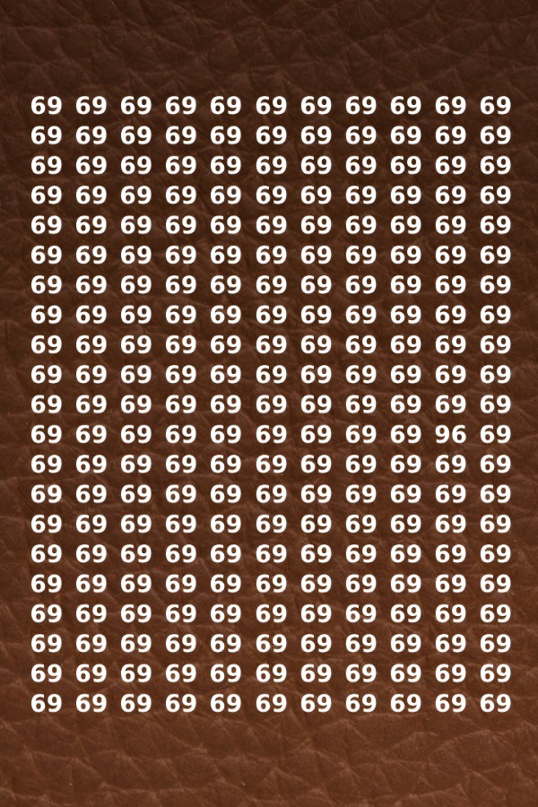 Brain teaser: 95% failed to spot a odd number in 5 seconds