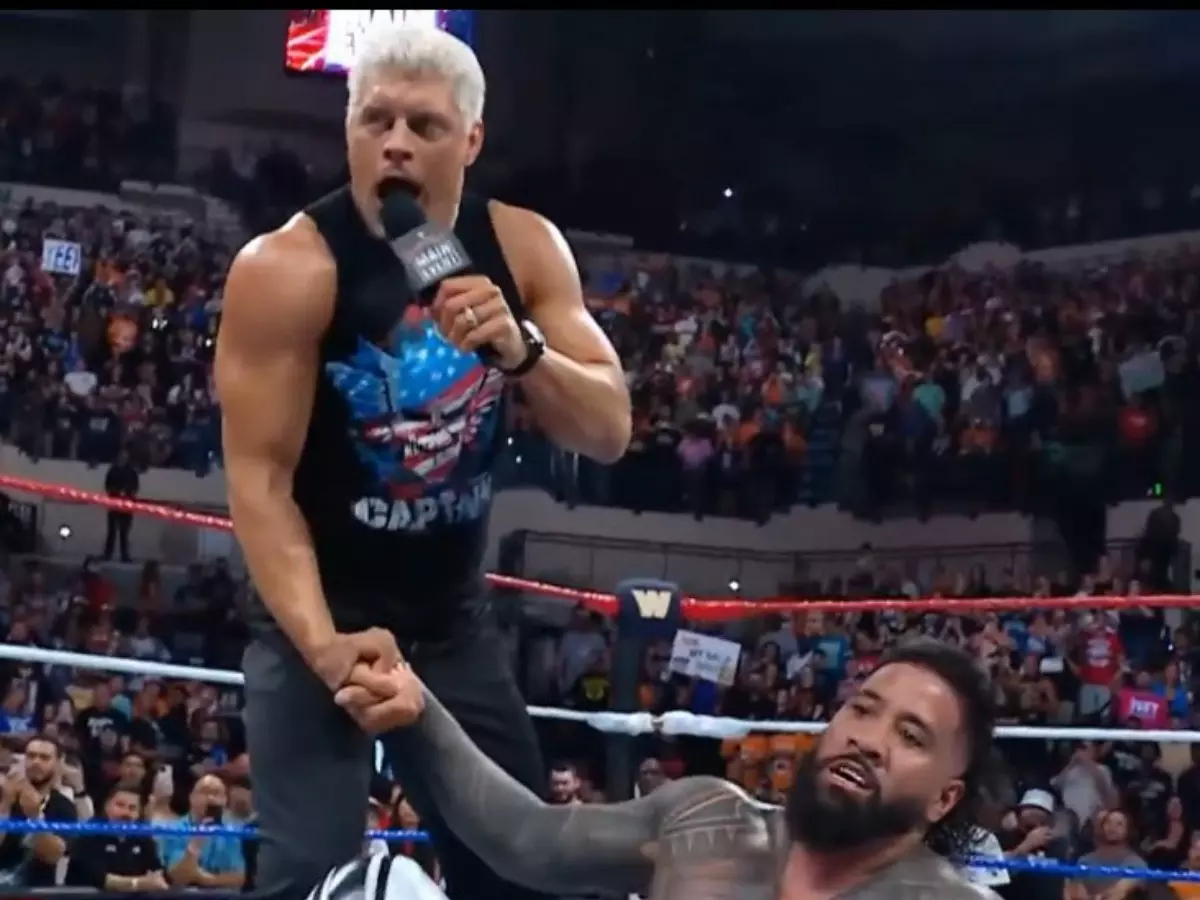 codyjey-683286c6f346b Cody Rhodes (L) with Jey Uso. | Credit: WWE