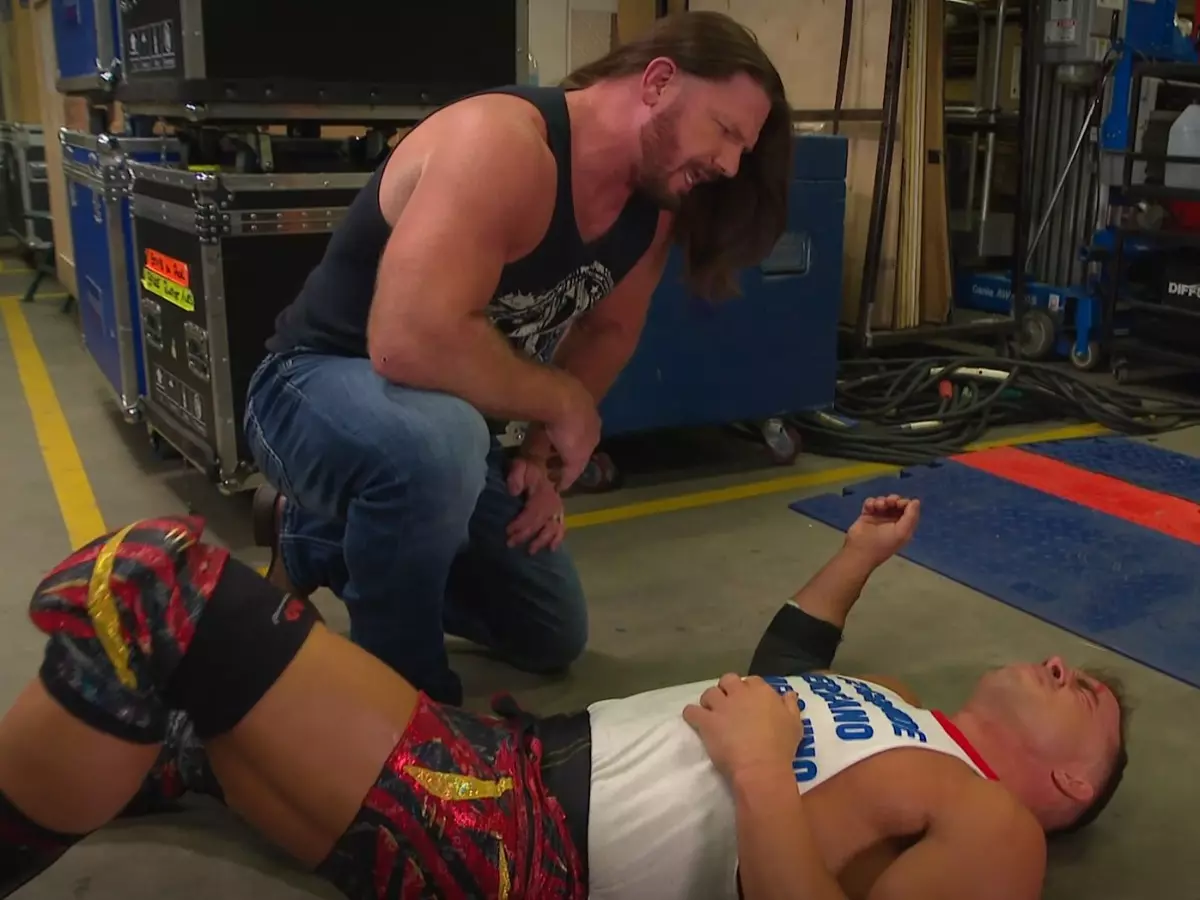AJ Styles and Chad Gable AJ Styles and Chad Gable I Credits: WWE/Netflix