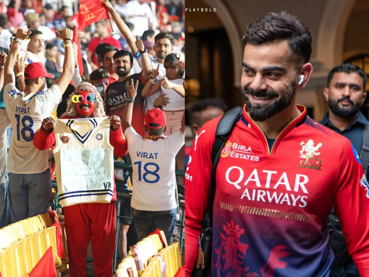 IPL 2025: RCB fans brave the rain, keep cheering and chanting Virat Kohli's name at Chinnaswamy IPL 2025: RCB fans brave the rain, keep cheering and chanting Virat Kohli's name at Chinnaswamy