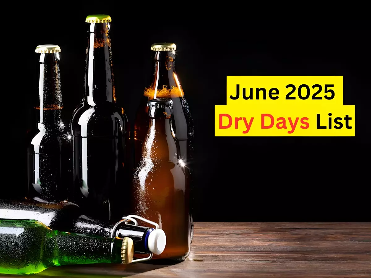 Dry days list in June 2025 Dry days list in June 2025