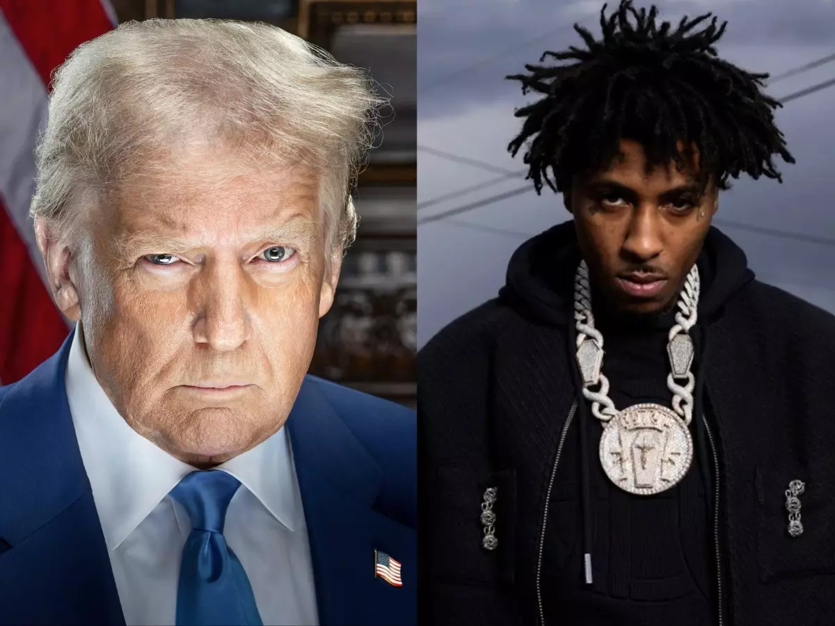 Why Donald Trump (Left) pardoned NBA YoungBoy (Right)? | Credit: X | @Kurrco Why Donald Trump (Left) pardoned NBA YoungBoy (Right)? | Credit: X | @Kurrco