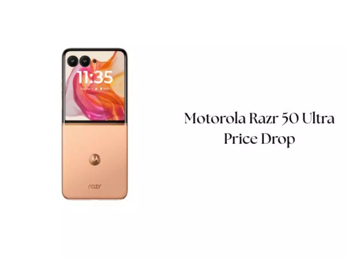 Motorola Razr 50 Ultra price drop alert on Flipkart Motorola Razr 50 Ultra price drop alert on Flipkart