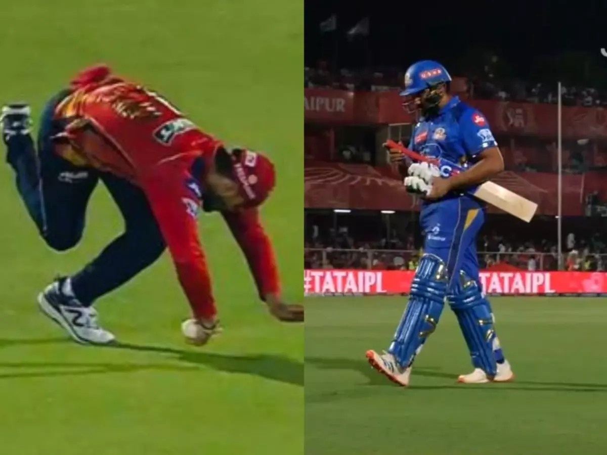 Nehal Wadhera's stunner sends Rohit Sharma back; fans go wild Nehal Wadhera's stunner sends Rohit Sharma back; fans go wild