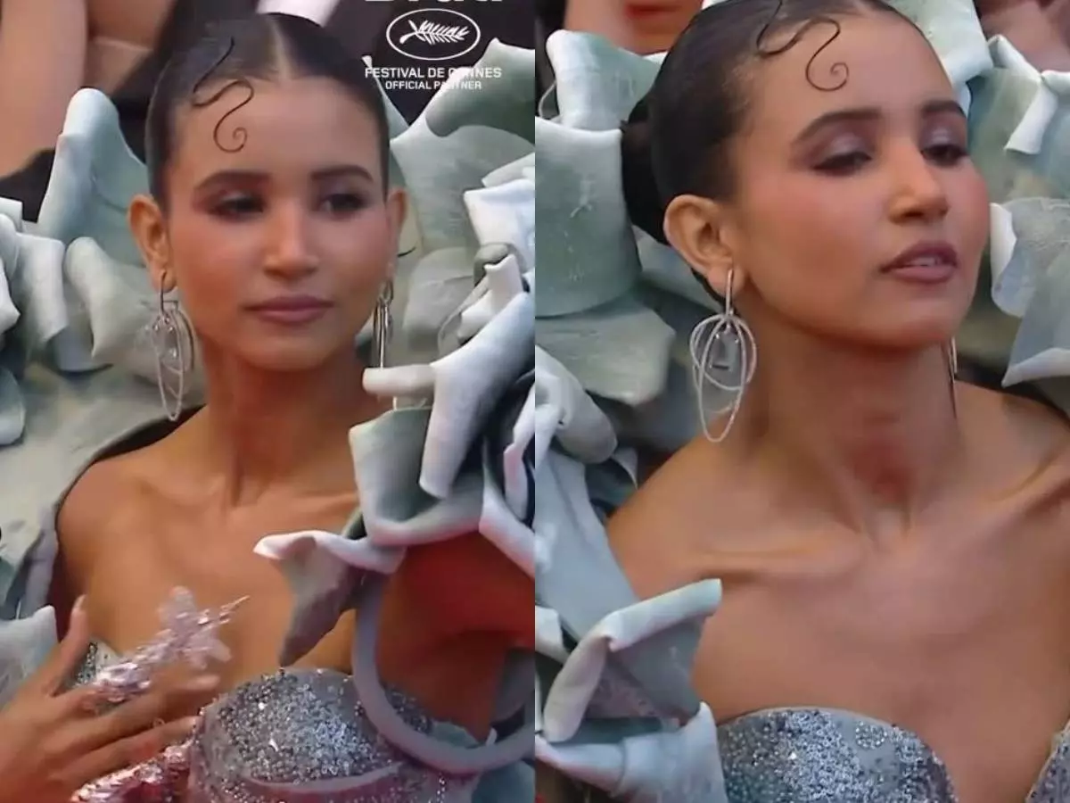 Nancy Tyagi returns to Cannes, but her look got mix reactions Indiatimes