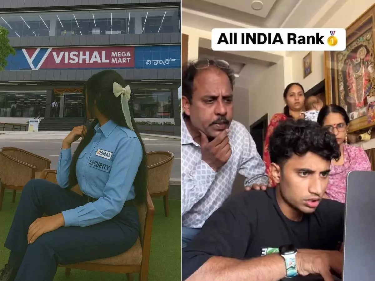 What is the Vishal Mega Mart¡¯s security guard meme is about? What is the Vishal Mega Mart¡¯s security guard meme is about? | Credit: X | aditiraaaj