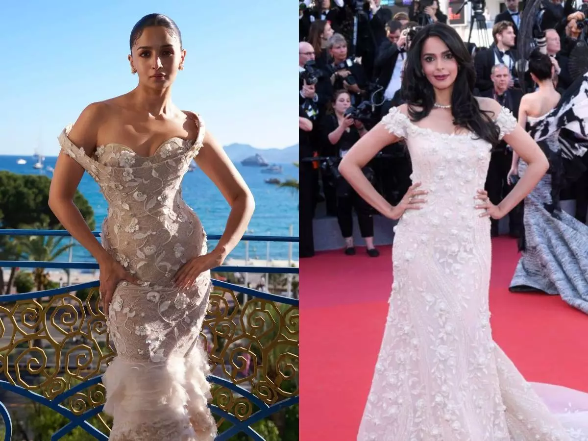 Did Alia Bhatt wore the same dress as Mallika Sherawat at Cannes? Did Alia Bhatt wore the same dress as Mallika Sherawat at Cannes? | Credit: Instagram