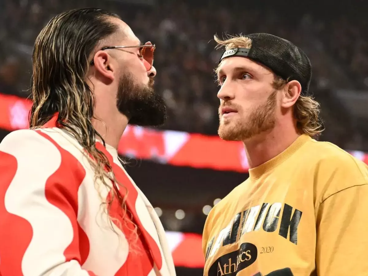 sethlogan-6822eb1e5da51 Seth Rollins (Left) with Logan Paul. | Credit: WWE