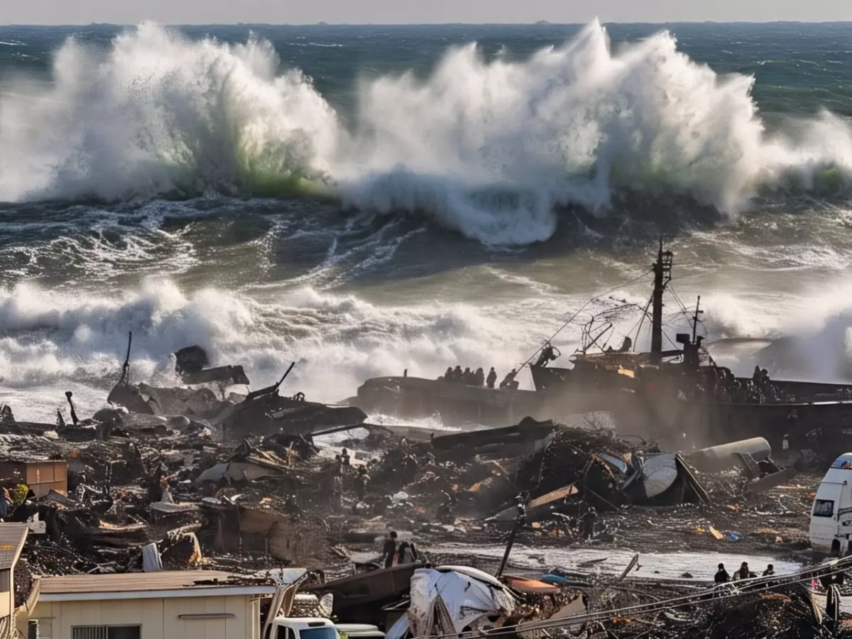 AI image of Tsunami AI image of Tsunami