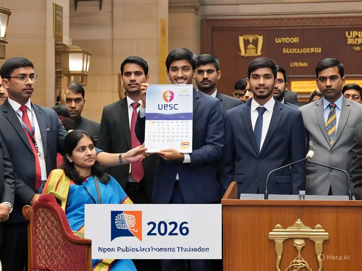 UPSC calendar 2026 released UPSC calendar 2026 released