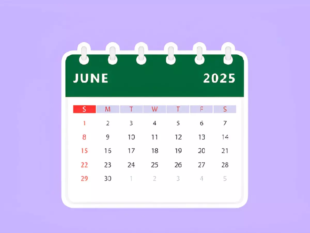 June 2025 calendar June 2025 calendar