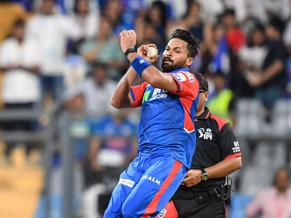 Delhi Capitals's Mukesh Kumar Delhi Capitals's Mukesh Kumar