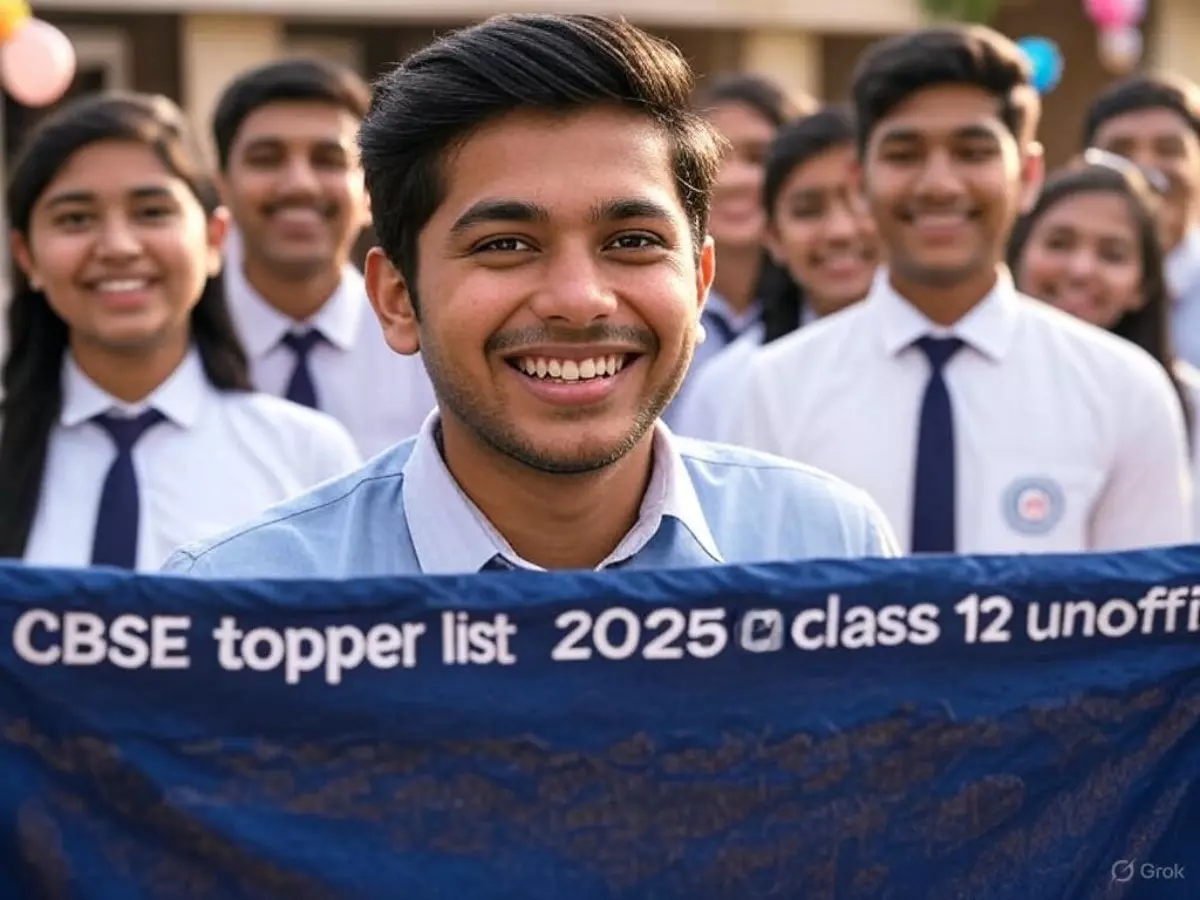 CBSE topper list 2025 for class 12 (unofficial) CBSE topper list 2025 for class 12 (unofficial)