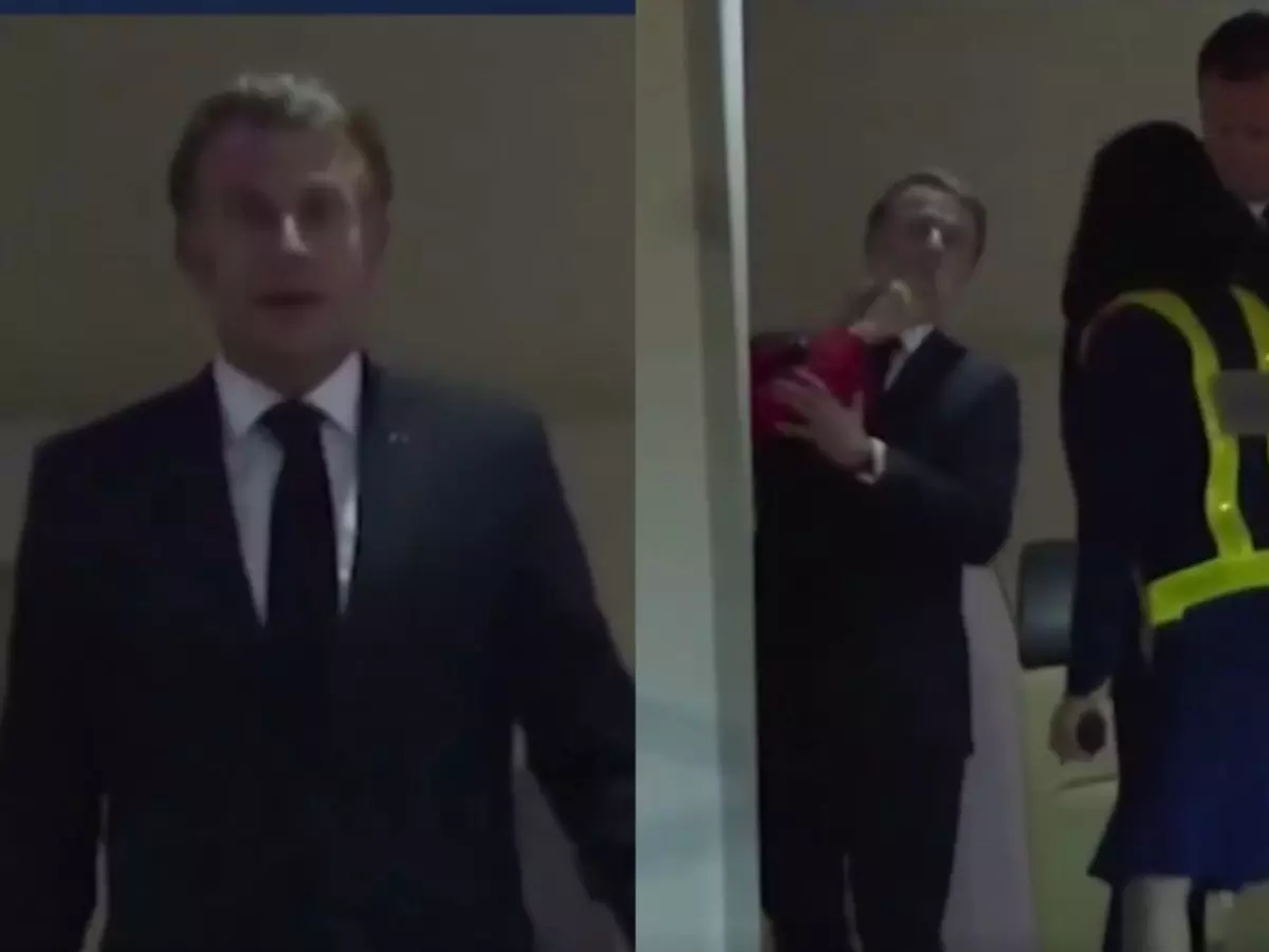 Macron¡¯s wife pushes his face in viral Hanoi video, ?lys¨¦e calls it playful, netizens say it¡¯s more than teasing Indiatimes