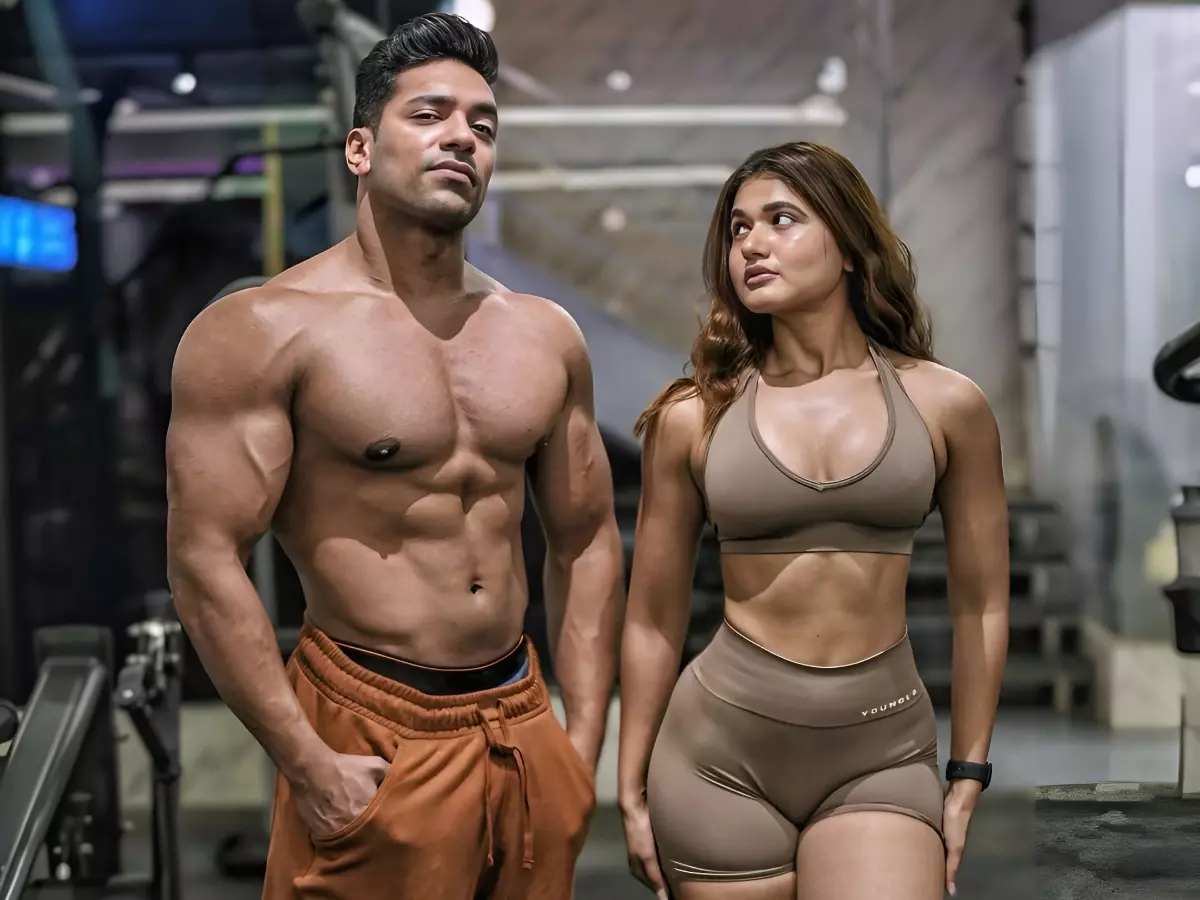 Couple in the GYM Couple in the GYM