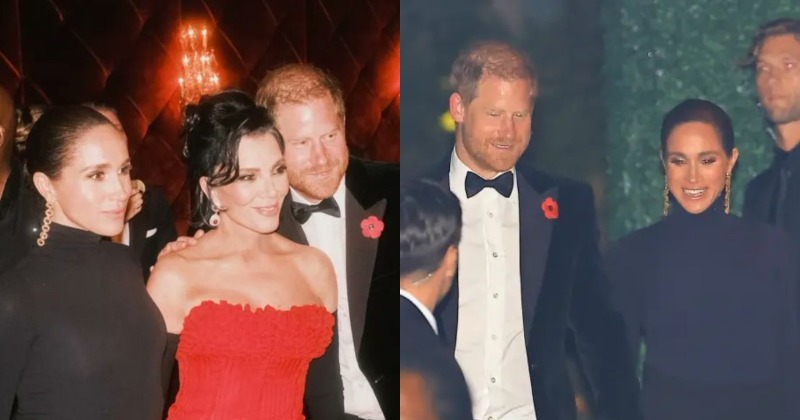Meghan Markle 'threw a fit' over unflattering photos as Prince Harry appeared tense and 'bodyguard-like' at Kris Jenner's bash