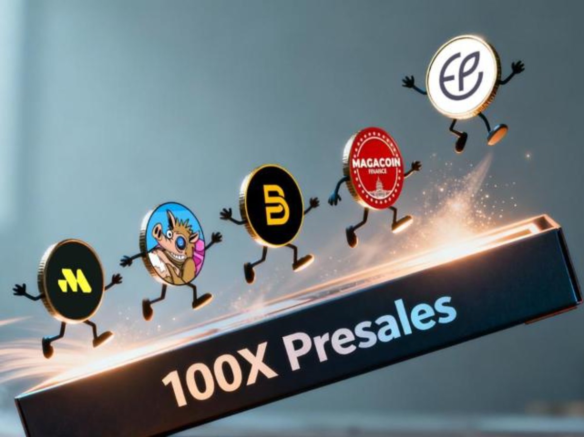 5 next 100x presales to buy now — an AI-crypto coin is poised to surge from  $0.025