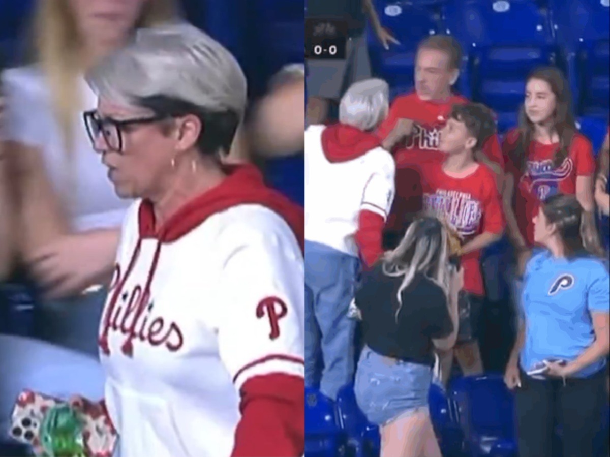 Karen Hall of Famer': Angry Phillies fan sparks outrage on social media after  snatching away Home Run ball from birthday kid during Marlins game