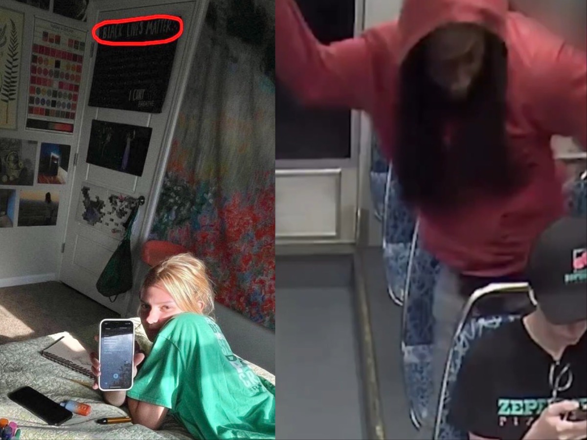 Iryna Zarutska's murder: Viral 'BLM’ poster sparks racial uproar | Credit: X | tiffanyfong_ and @piersmorgan