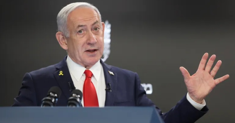 Netizens noticed that Netanyahu tweeted about Kirk’s death 20 minutes before any American news outlet (Credit: @1Caffinefiend)