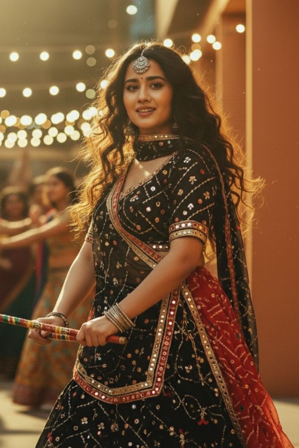 After sarees, AI-generated Garba looks go viral: Check prompts list | Credit: Instagram/saloniijha