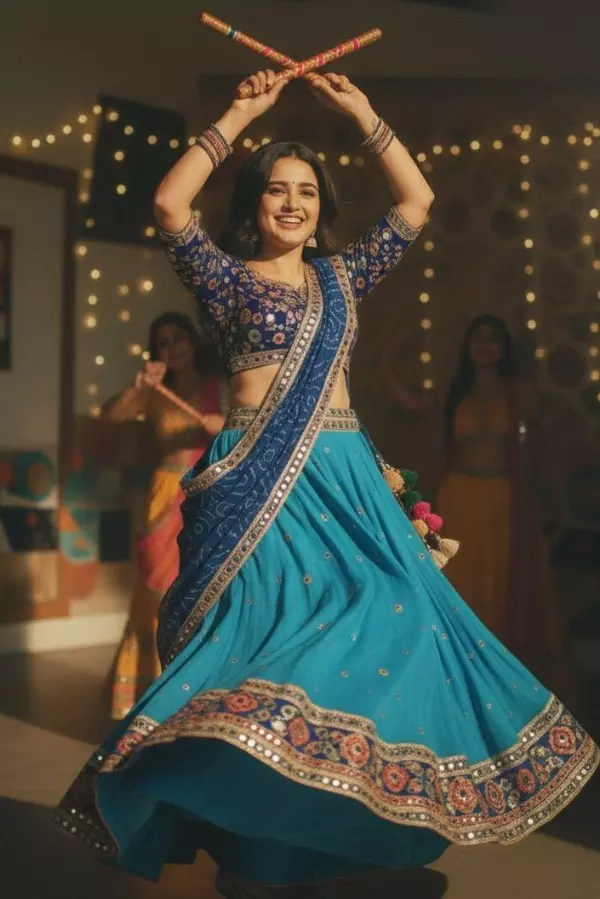 After sarees, AI-generated Garba looks go viral: Check prompts list | Credit: Instagram/saloniijha After sarees, AI-generated Garba looks go viral: Check prompts list | Credit: Instagram/saloniijha