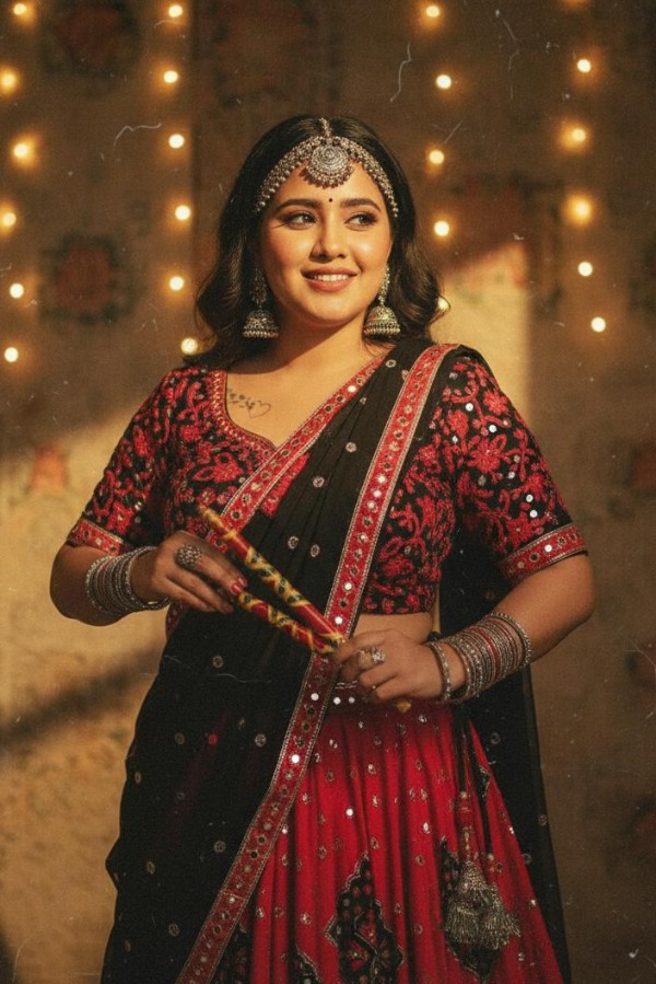 After sarees, AI-generated Garba looks go viral: Check prompts list | Credit: Instagram/saloniijha