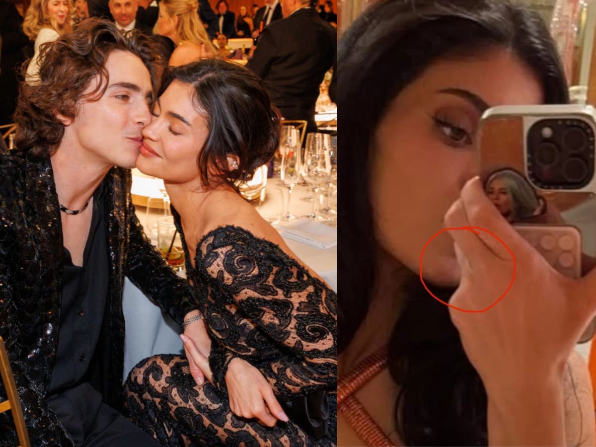See the photoshopped-out ring': Are Kylie Jenner and Timothée Chalamet  secretly engaged? Here's why Redditors think so