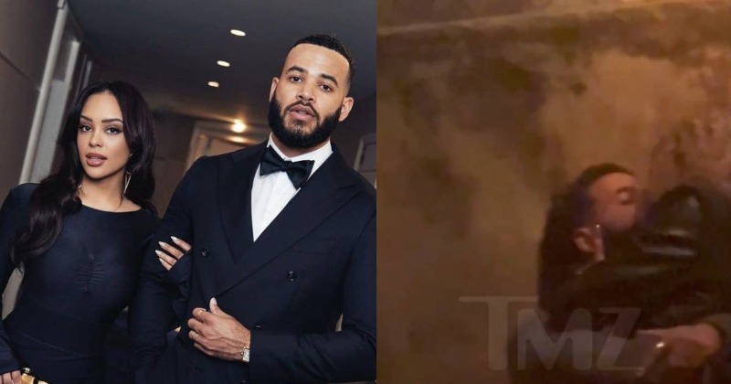 Who is the mystery woman Desmond Scott was caught kissing at a bar days after Kristy Sarah filed for infidelity divorce?