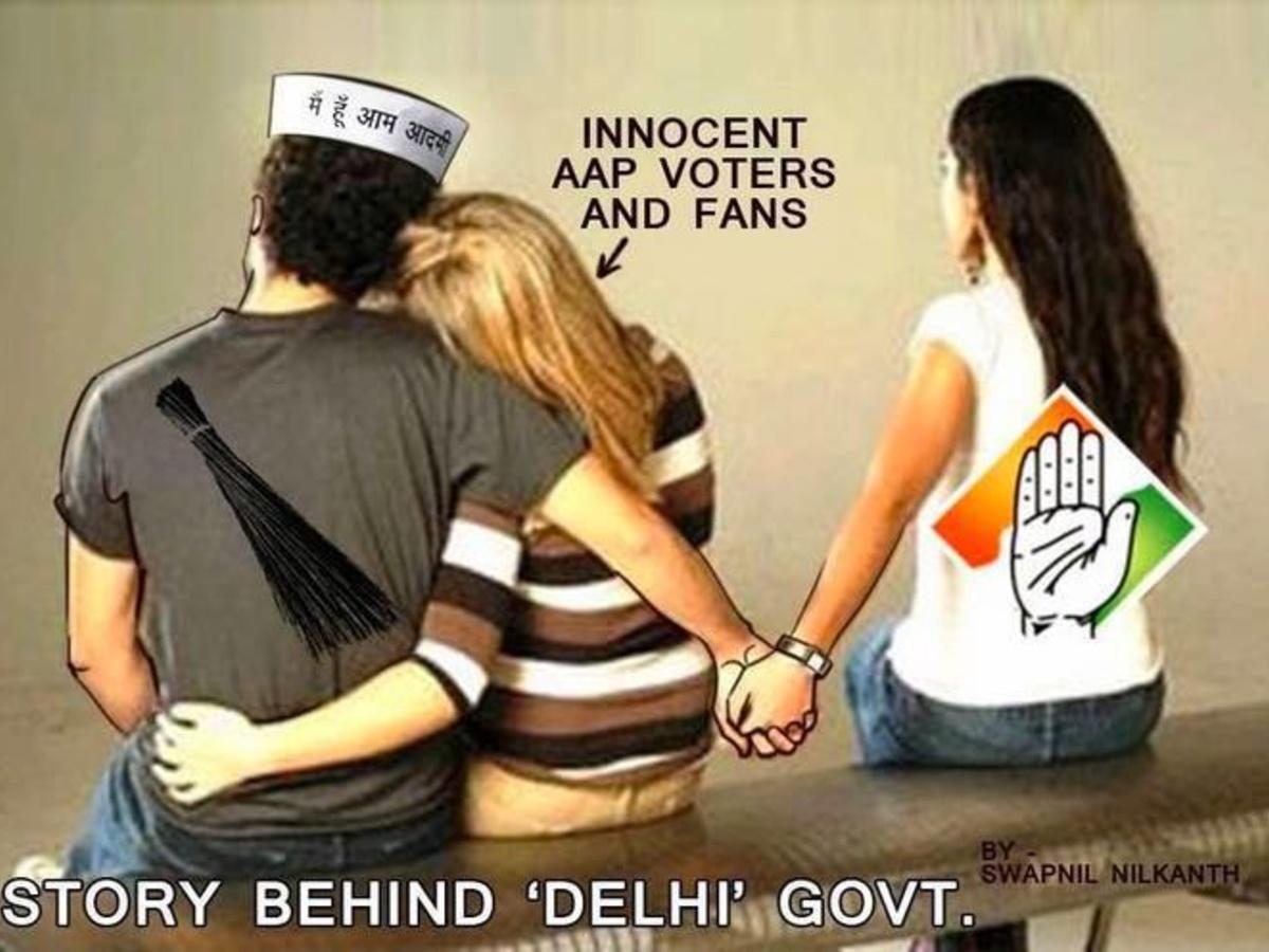 Funniest Cartoons Of AAP Funniest Cartoons Of AAP