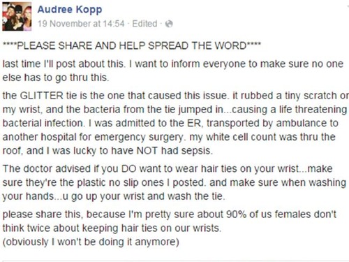 Girls Beware Woman Gets A Life Threatening Infection From Her