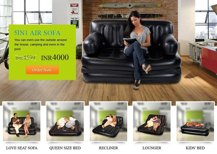 air sofa bed in india