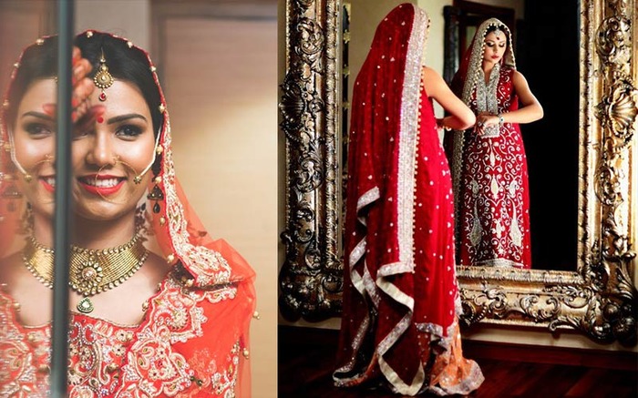 Bridal Solo Poses In Wedding Lehenga | Bridal blouse designs, Bride beauty, Bride  poses
