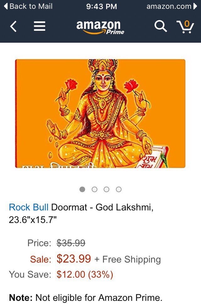 BoycottAmazon Trends After Amazon Sells Doormats With Hindu Deities On