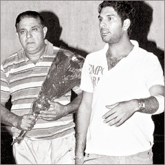 Yuvraj Singh Father Image Clipart