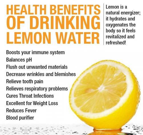 Health benefit shop of lemon