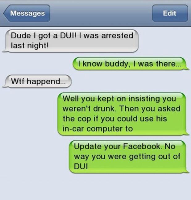 hilarious drunk texts