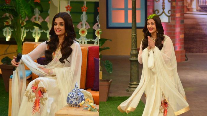 Aishwarya Rai Bachchan on the sets of 'The Kapil Sharma Show