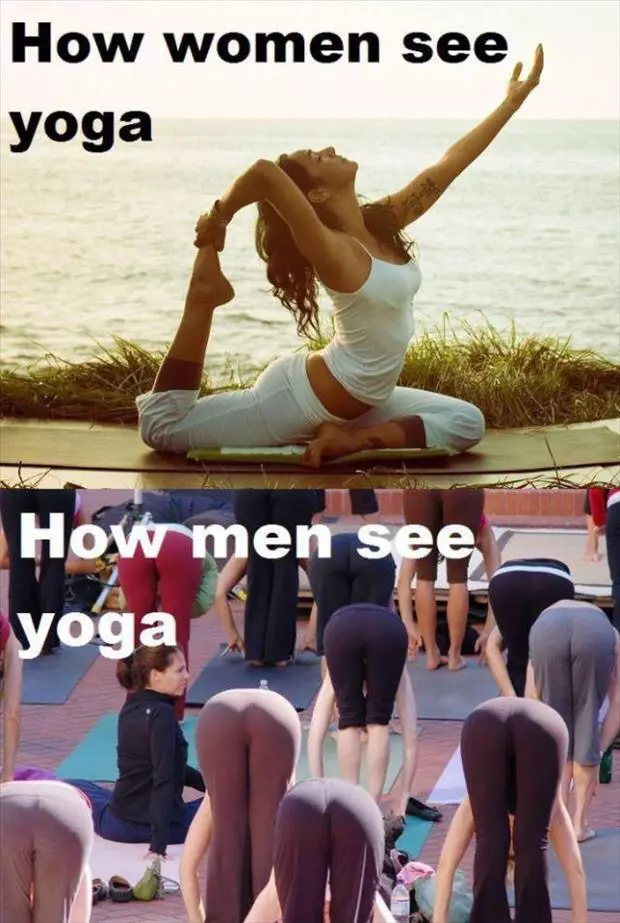 Yoga: Expectation V/S Reality Photos