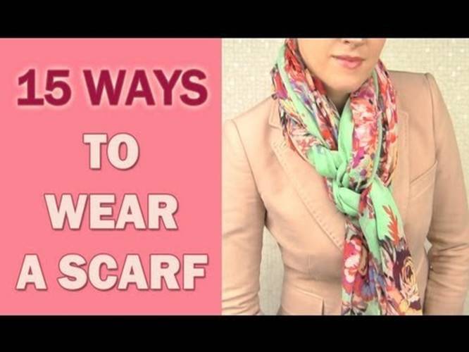 Different Ways To Wear A Scarf