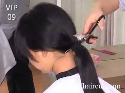Haircut Style Girl With Long Hair Cut To Short 2014