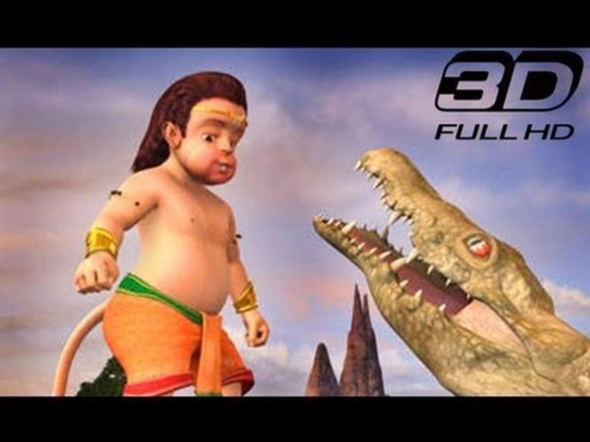 Bal Hanuman 2 In 3D - Cartoon Action Scenes Bal Hanuman 2 In 3D - Cartoon Action Scenes