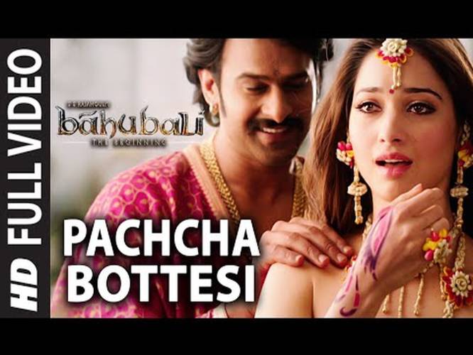 Pacha Bottasi Full Video Song  Baahubali (Telugu 