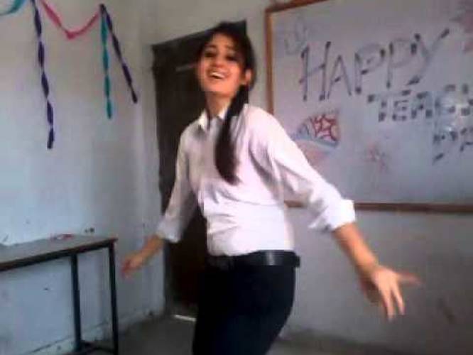 Indian Girl Dance In College