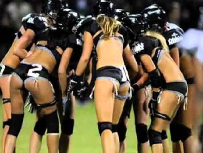 Lingerie Football League Best Wardrobe Malfunction Nude Bloopers And Kissin...