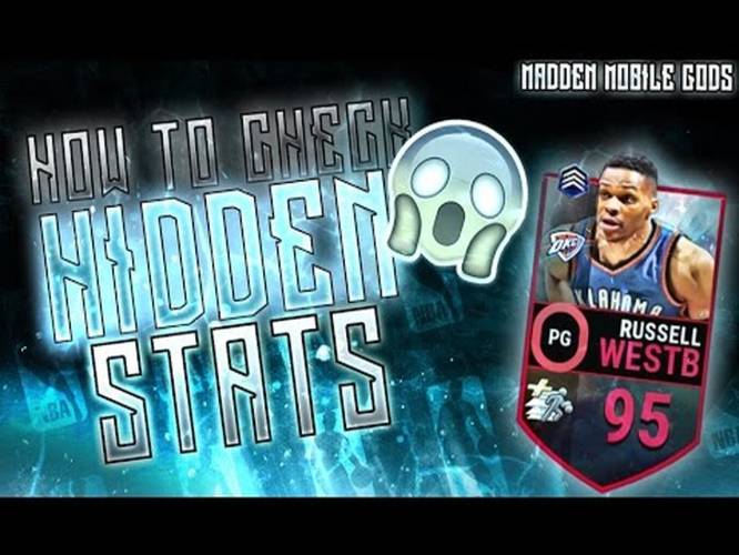 How To Check HIDDEN Stats In NBA Live Mobile!