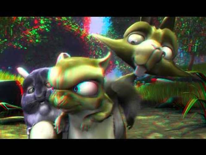 Anaglyph 3D Video Animation - Cartoon Full HD Red Cyan Movie